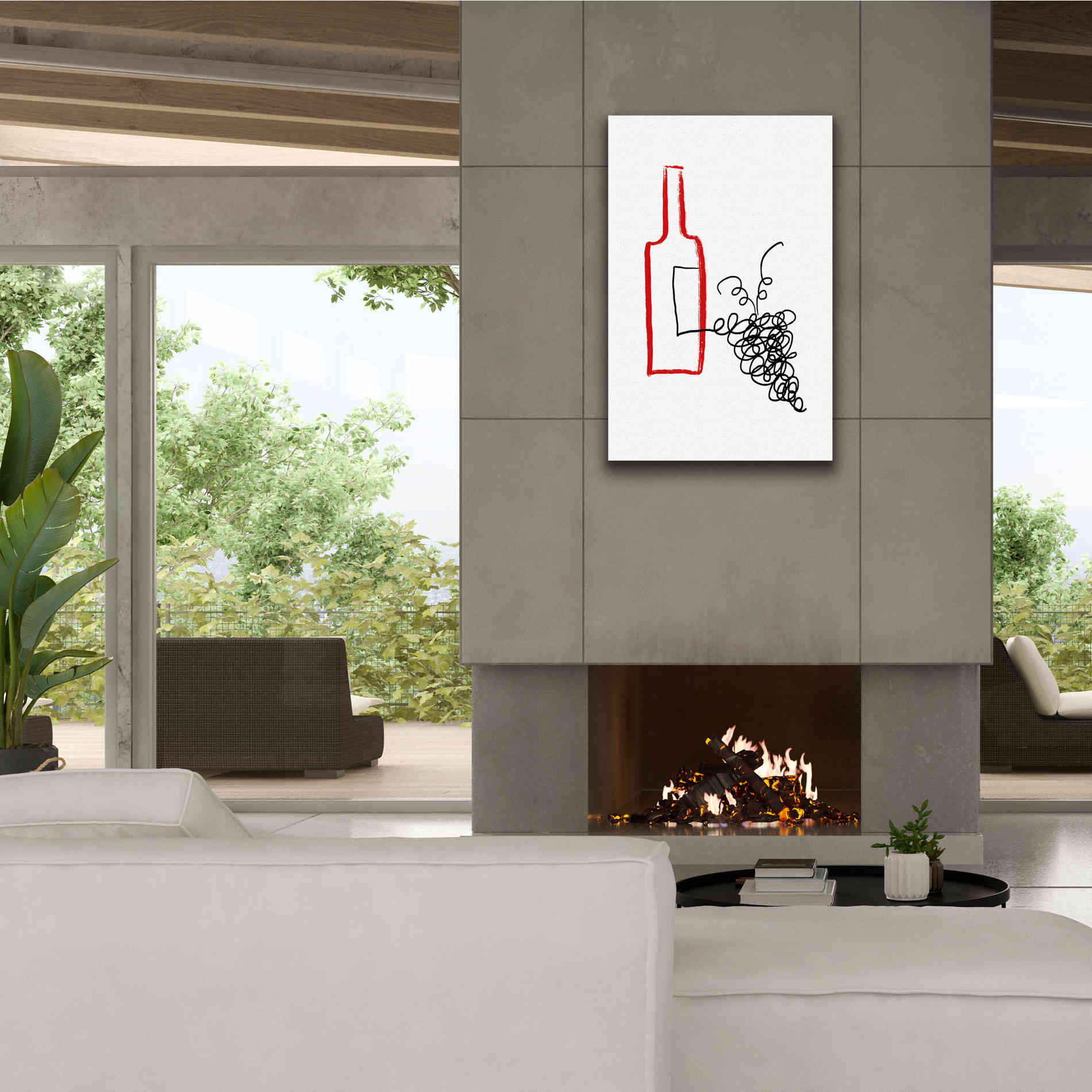 'A Good Wine' by Cesare Bellassai, Canvas Wall Art,26 x 40