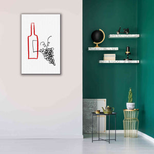 'A Good Wine' by Cesare Bellassai, Canvas Wall Art,26 x 40