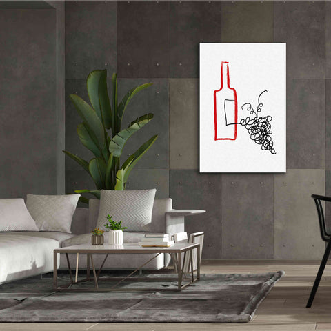 Image of 'A Good Wine' by Cesare Bellassai, Canvas Wall Art,40 x 60