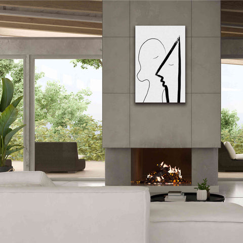 Image of 'A Sweet Kiss' by Cesare Bellassai, Canvas Wall Art,26 x 40