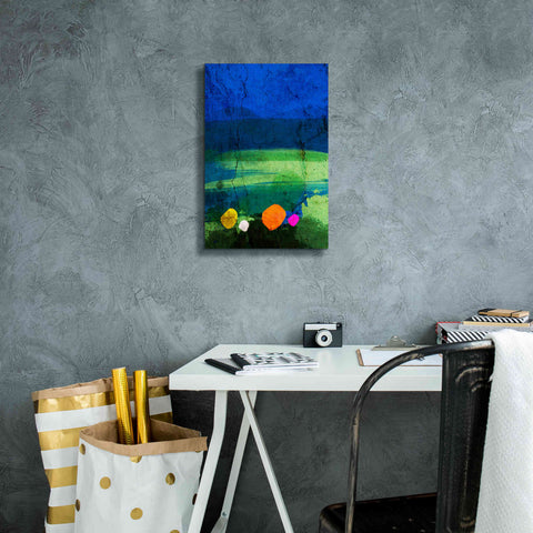 Image of 'A Walk in the Meadow' by Cesare Bellassai, Canvas Wall Art,12 x 18