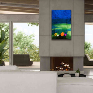 'A Walk in the Meadow' by Cesare Bellassai, Canvas Wall Art,26 x 40