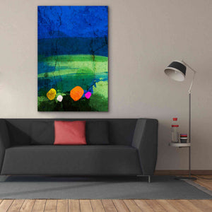 'A Walk in the Meadow' by Cesare Bellassai, Canvas Wall Art,40 x 60