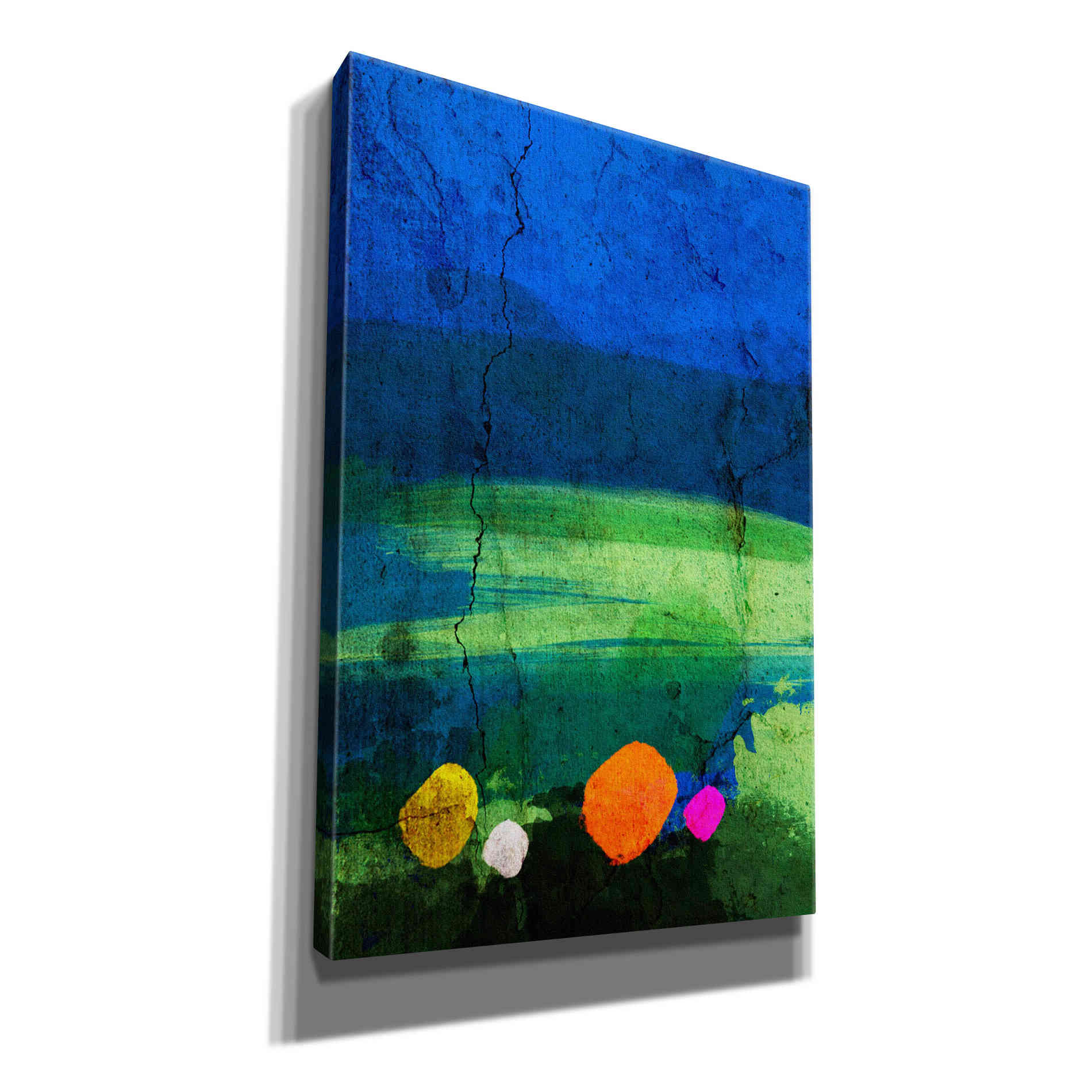 'A Walk in the Meadow' by Cesare Bellassai, Canvas Wall Art,12x18x1.1x0,18x26x1.1x0,26x40x1.74x0,40x60x1.74x0