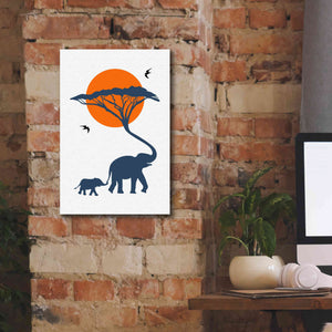 'Africa Family' by Cesare Bellassai, Canvas Wall Art,12 x 18