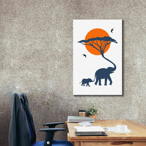 'Africa Family' by Cesare Bellassai, Canvas Wall Art,26 x 40