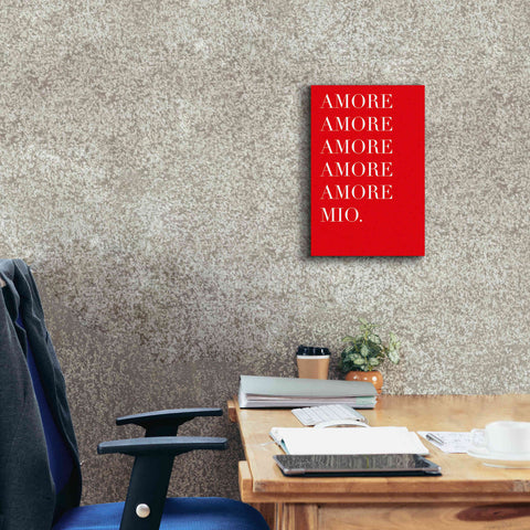 Image of 'Amore Mio Amore Mio' by Cesare Bellassai, Canvas Wall Art,12 x 18