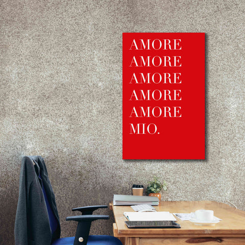 Image of 'Amore Mio Amore Mio' by Cesare Bellassai, Canvas Wall Art,26 x 40