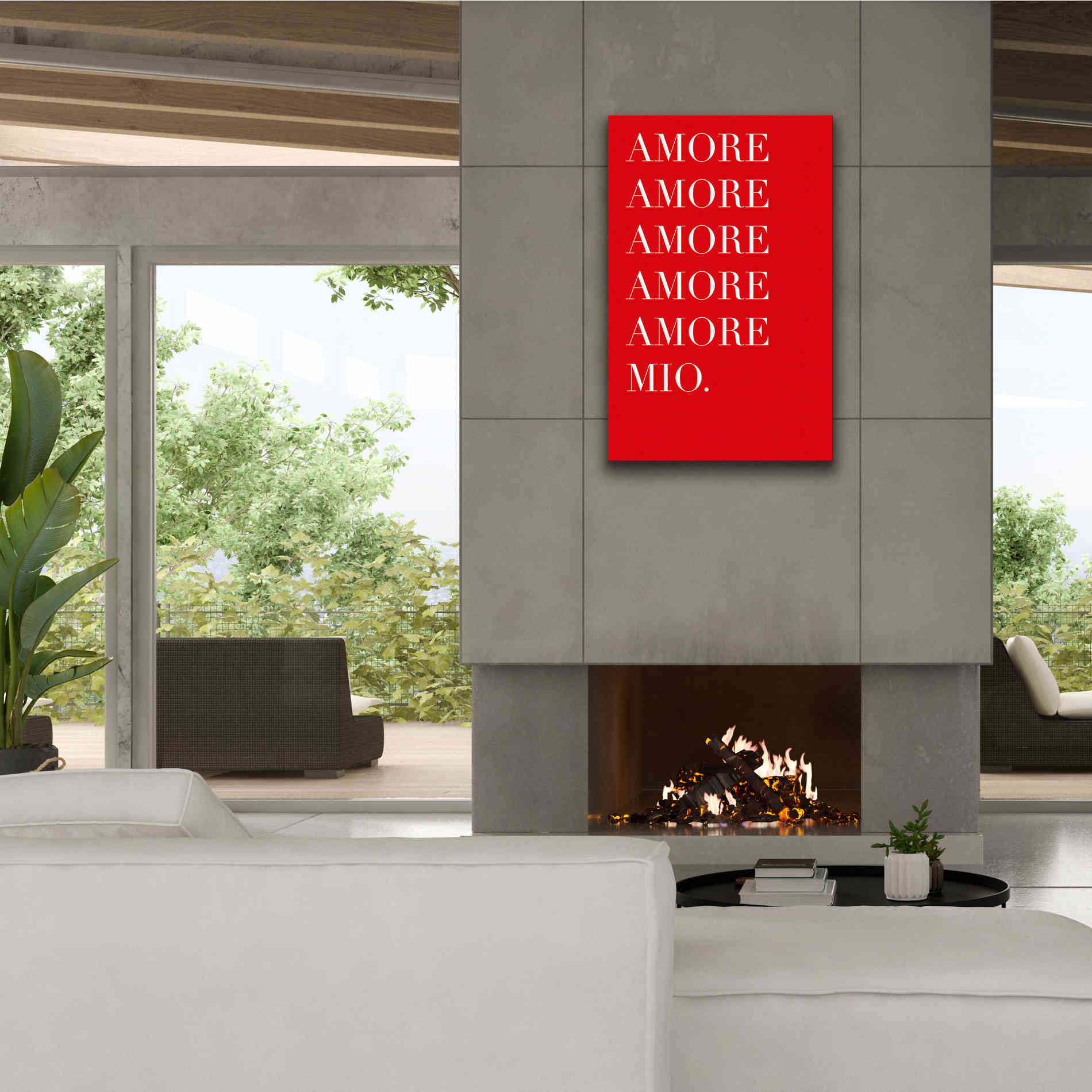 'Amore Mio Amore Mio' by Cesare Bellassai, Canvas Wall Art,26 x 40