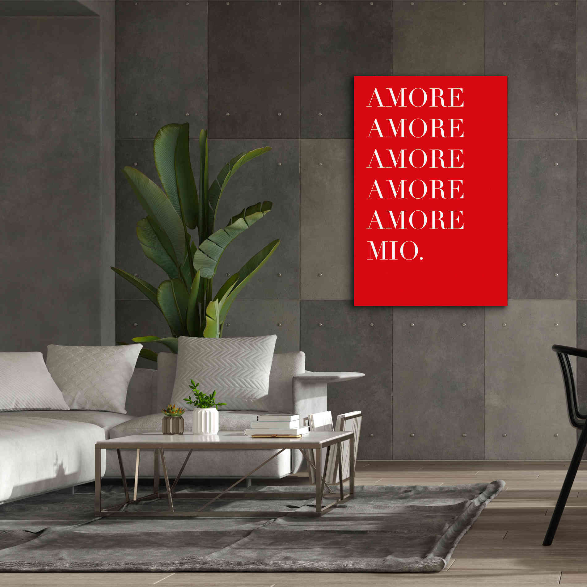 'Amore Mio Amore Mio' by Cesare Bellassai, Canvas Wall Art,40 x 60