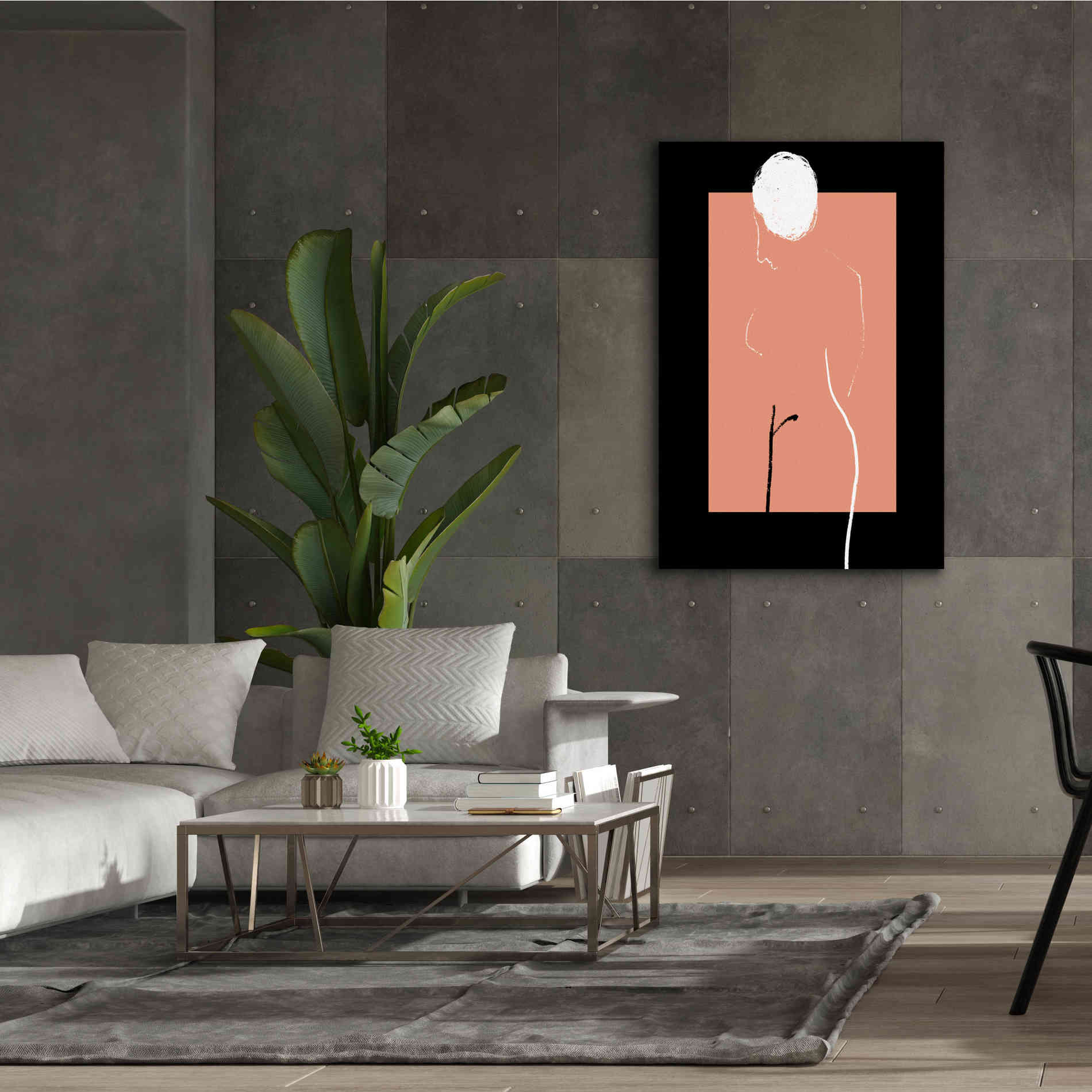 'Artistic Nude' by Cesare Bellassai, Canvas Wall Art,40 x 60