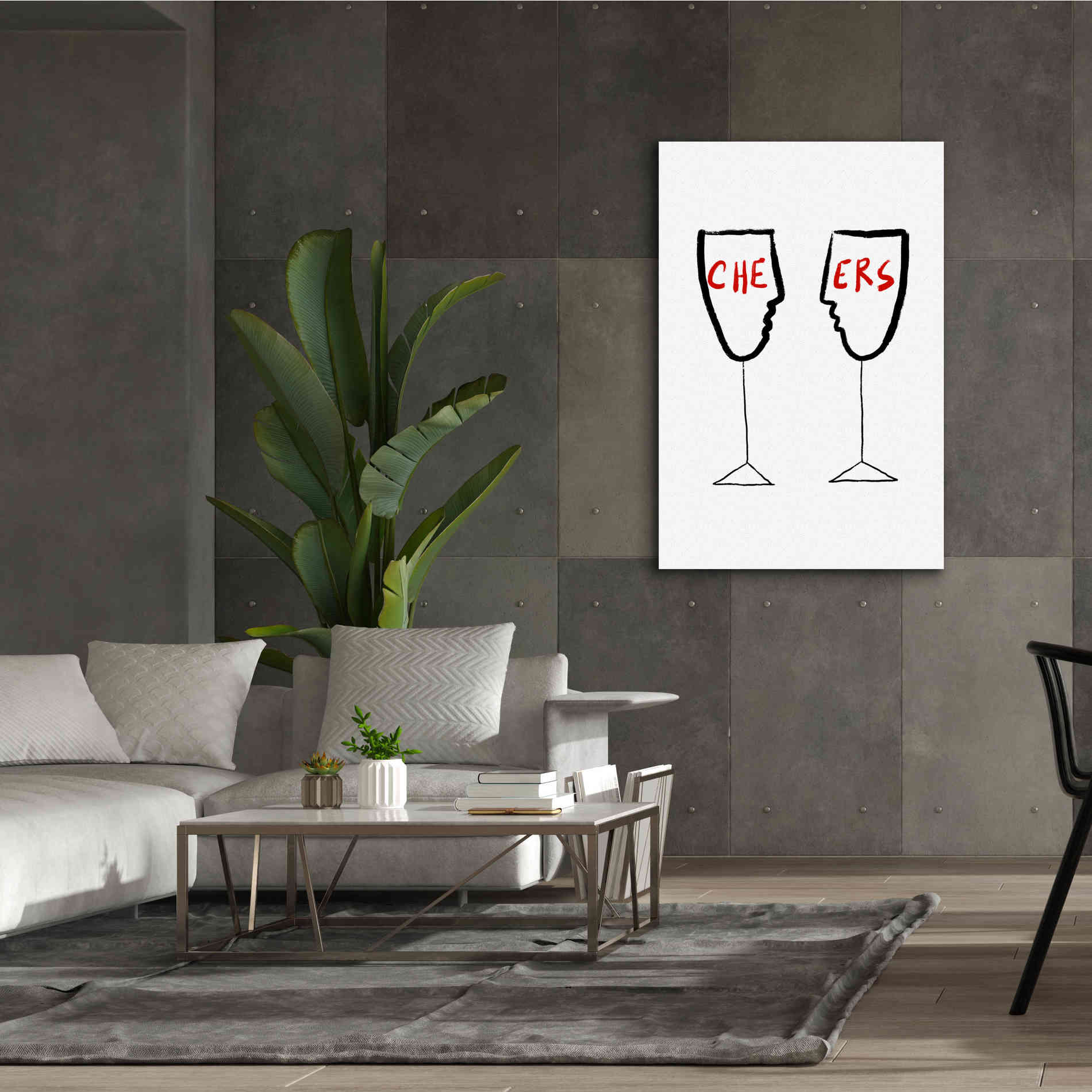 'Cheers' by Cesare Bellassai, Canvas Wall Art,40 x 60