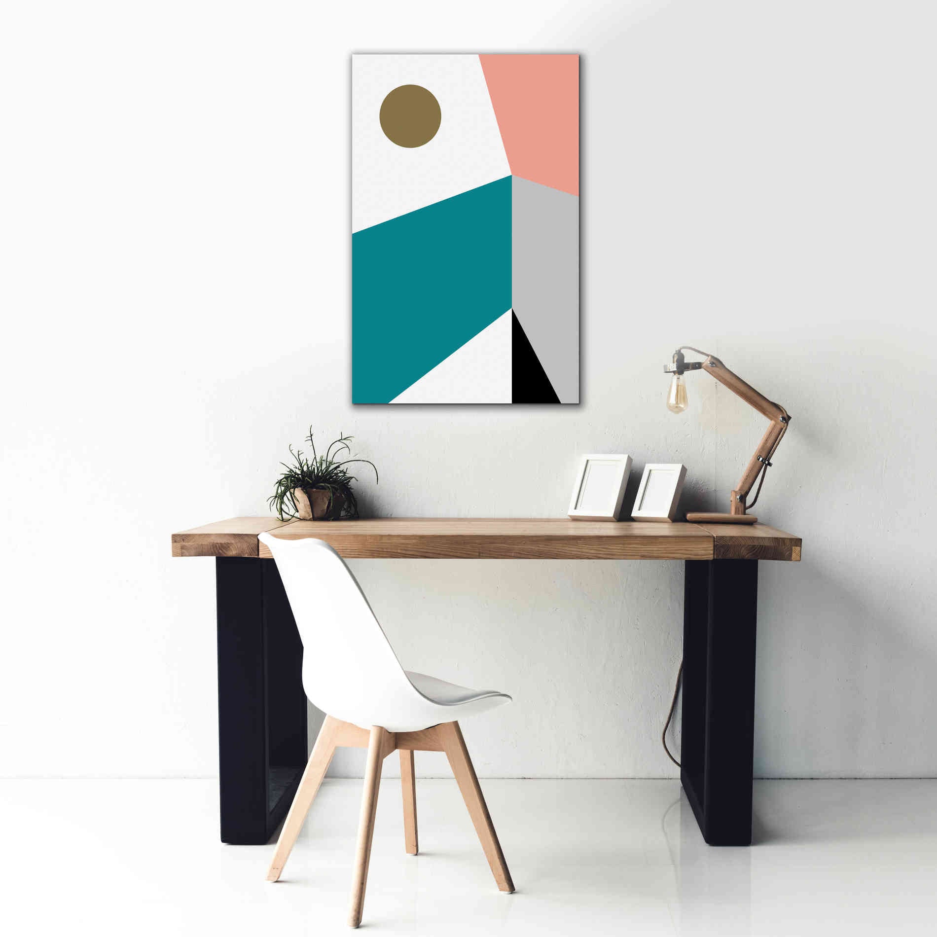 'Elementary Shapes' by Cesare Bellassai, Canvas Wall Art,26 x 40