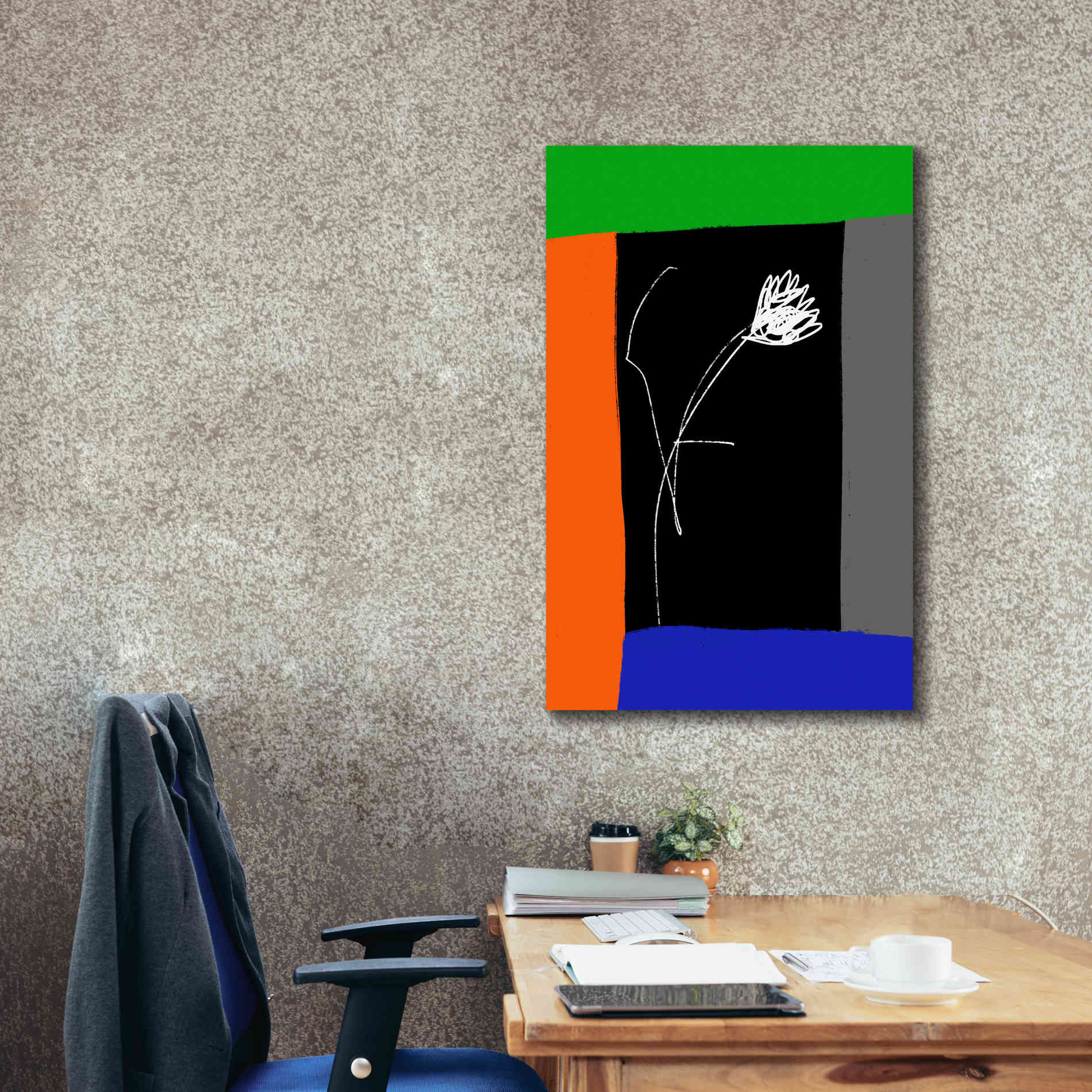 'Flower Of Freedom' by Cesare Bellassai, Canvas Wall Art,26 x 40