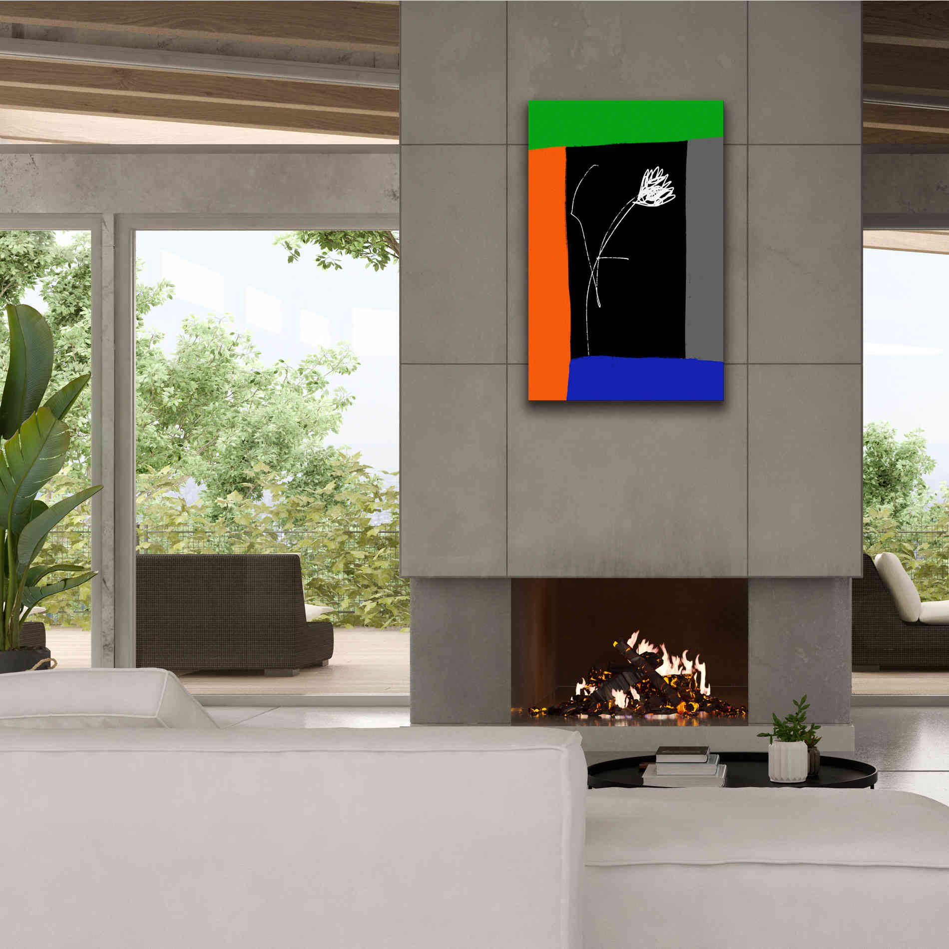'Flower Of Freedom' by Cesare Bellassai, Canvas Wall Art,26 x 40