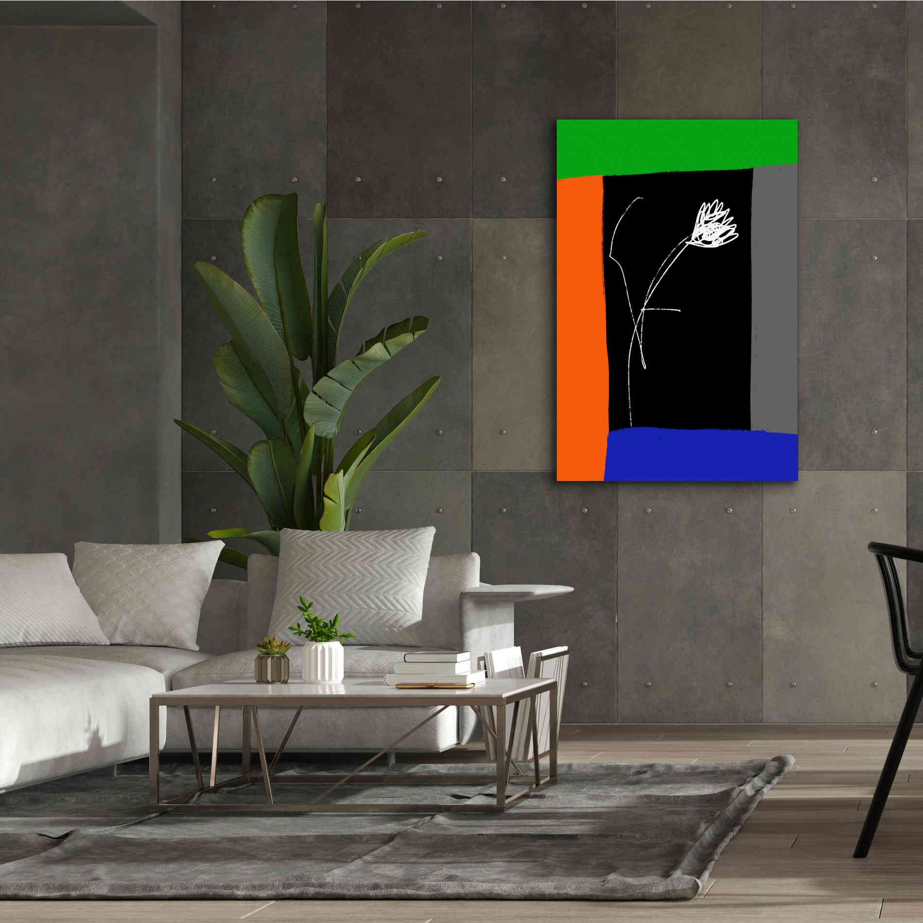 'Flower Of Freedom' by Cesare Bellassai, Canvas Wall Art,40 x 60