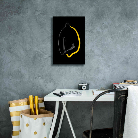 Image of 'Limoncello' by Cesare Bellassai, Canvas Wall Art,12 x 18