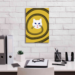 'Meow' by Cesare Bellassai, Canvas Wall Art,12 x 18