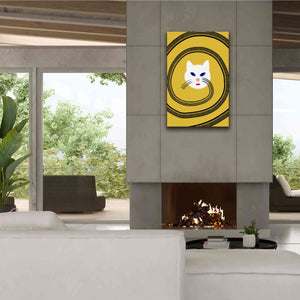'Meow' by Cesare Bellassai, Canvas Wall Art,26 x 40