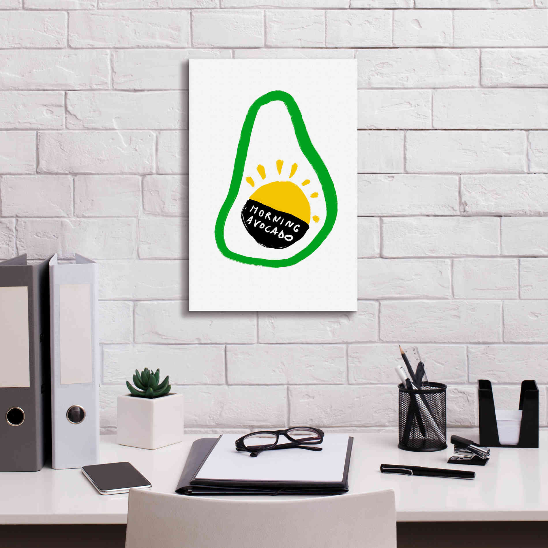 'Morning Avocado' by Cesare Bellassai, Canvas Wall Art,12 x 18