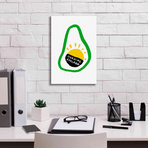 Image of 'Morning Avocado' by Cesare Bellassai, Canvas Wall Art,12 x 18