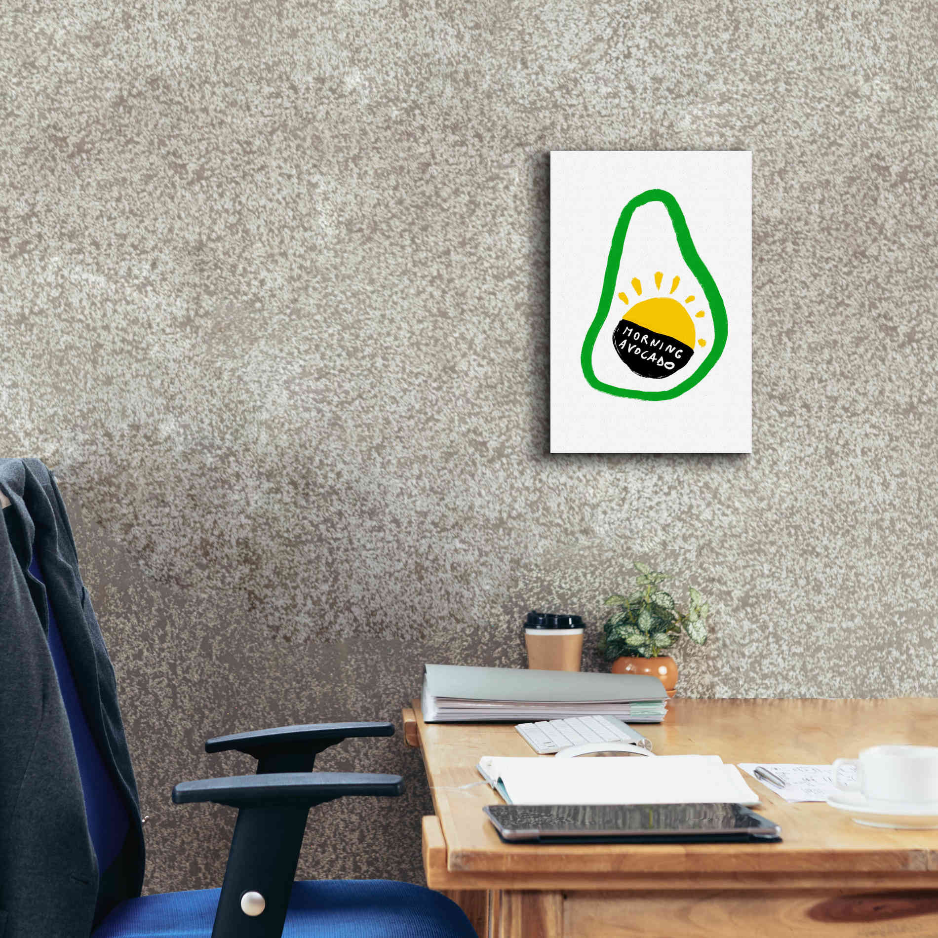'Morning Avocado' by Cesare Bellassai, Canvas Wall Art,12 x 18