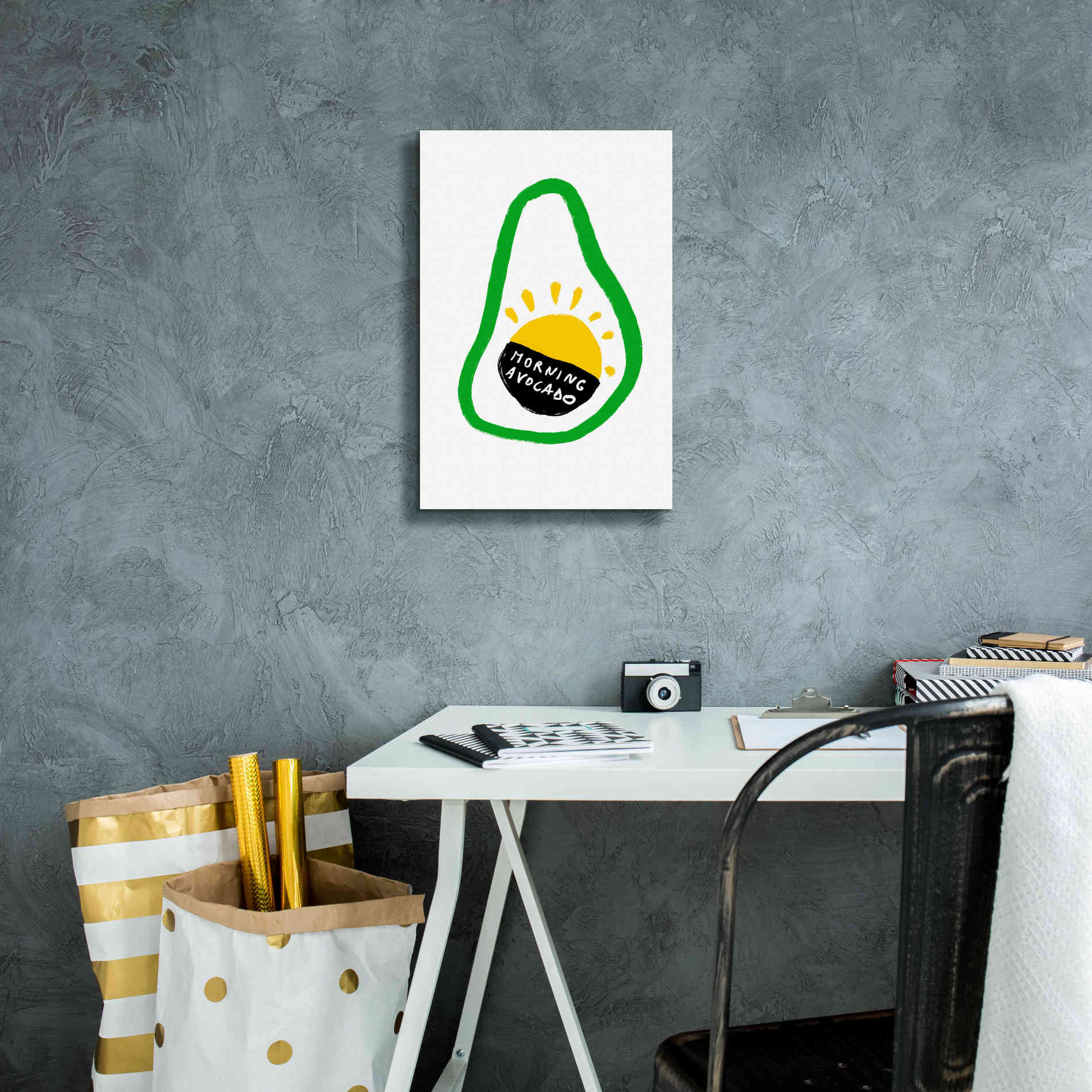 'Morning Avocado' by Cesare Bellassai, Canvas Wall Art,12 x 18