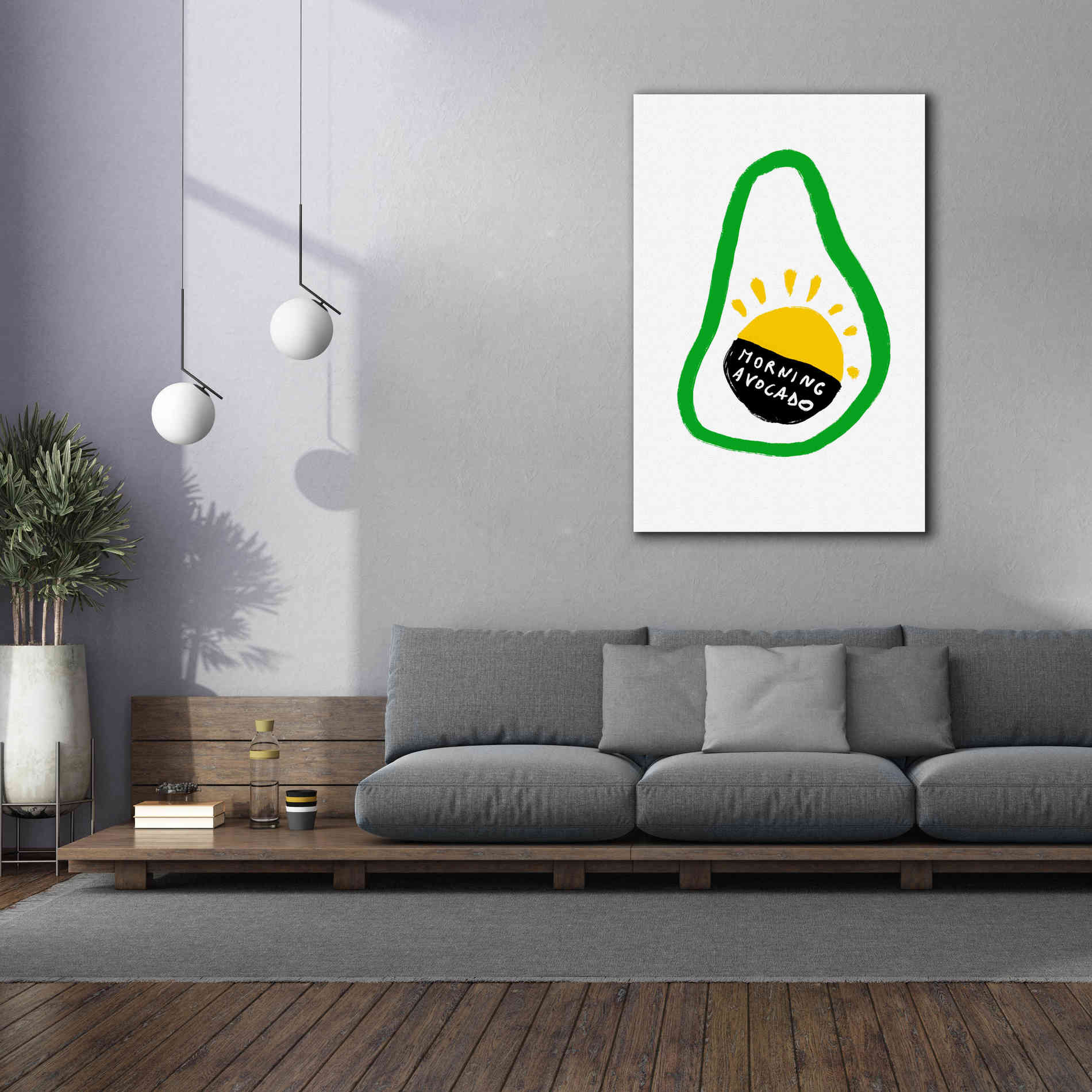 'Morning Avocado' by Cesare Bellassai, Canvas Wall Art,40 x 60