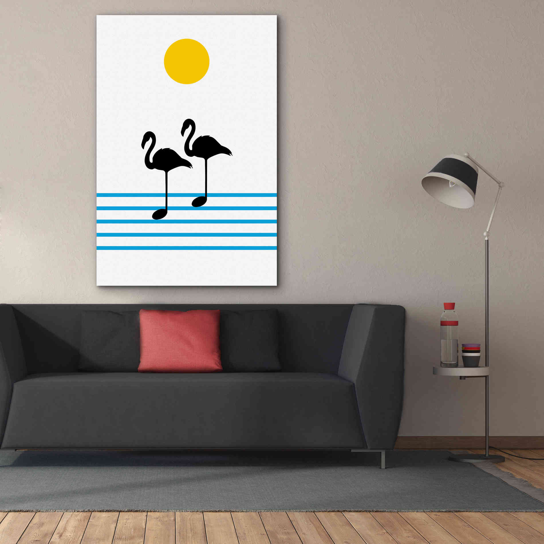 'Morning Sound' by Cesare Bellassai, Canvas Wall Art,40 x 60