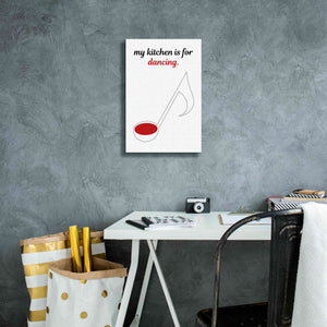 'My Kitchen is for Dancing' by Cesare Bellassai, Canvas Wall Art,12 x 18