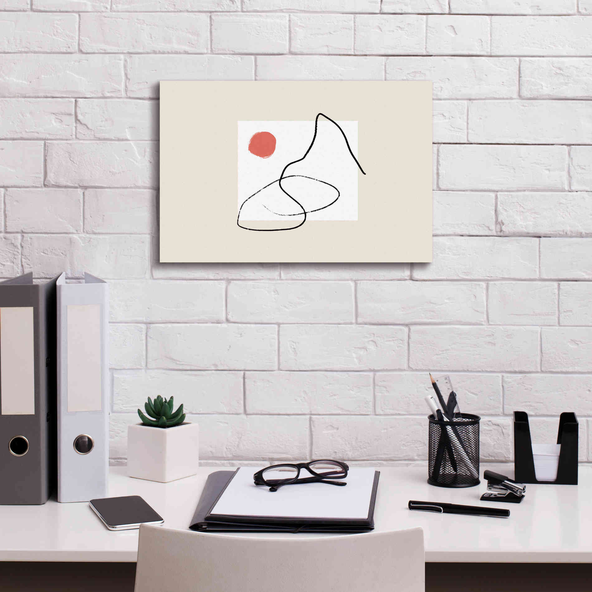 'Nordic Landscape' by Cesare Bellassai, Canvas Wall Art,18 x 12