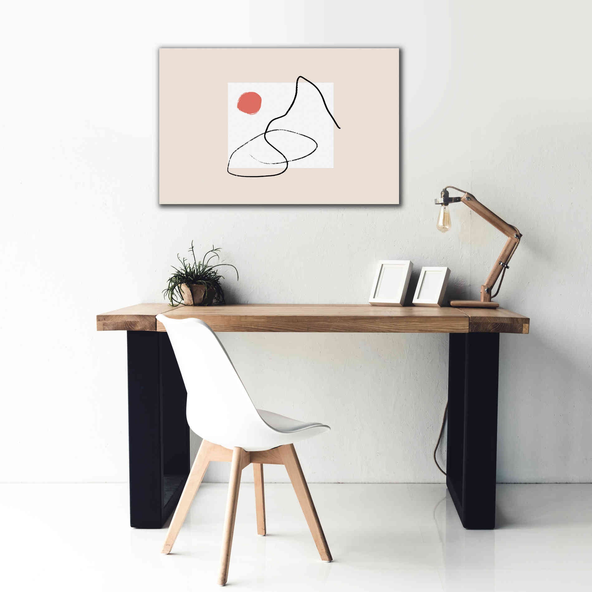 'Nordic Landscape' by Cesare Bellassai, Canvas Wall Art,40 x 26