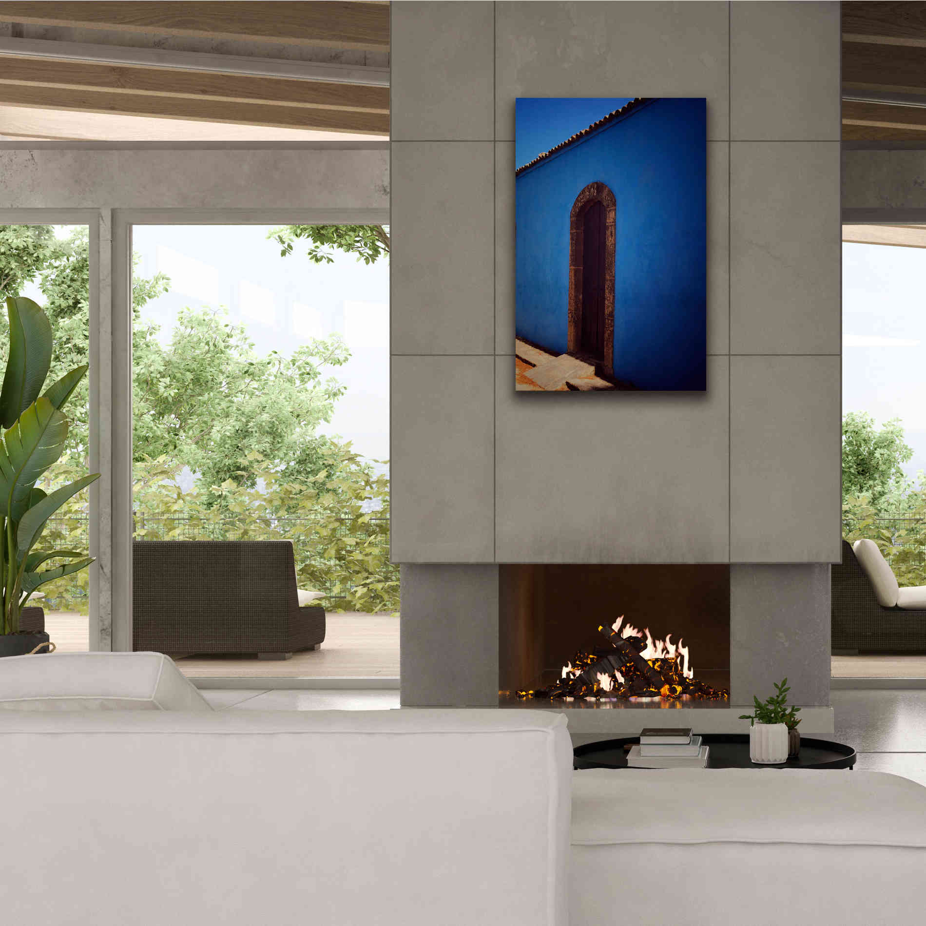 'Sky House' by Cesare Bellassai, Canvas Wall Art,26 x 40