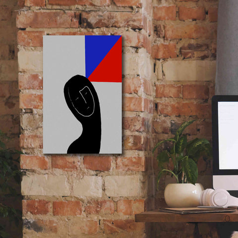 Image of 'Square Thought' by Cesare Bellassai, Canvas Wall Art,12 x 18