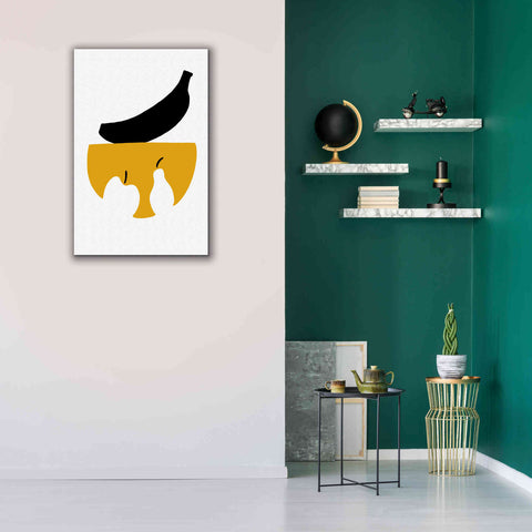 Image of 'Still Life with Black Banana' by Cesare Bellassai, Canvas Wall Art,26 x 40