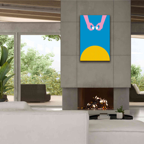 Image of 'Sunrise with Breakfast' by Cesare Bellassai, Canvas Wall Art,26 x 40
