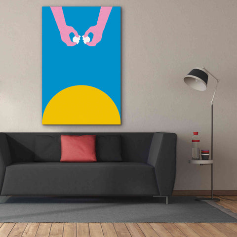 Image of 'Sunrise with Breakfast' by Cesare Bellassai, Canvas Wall Art,40 x 60