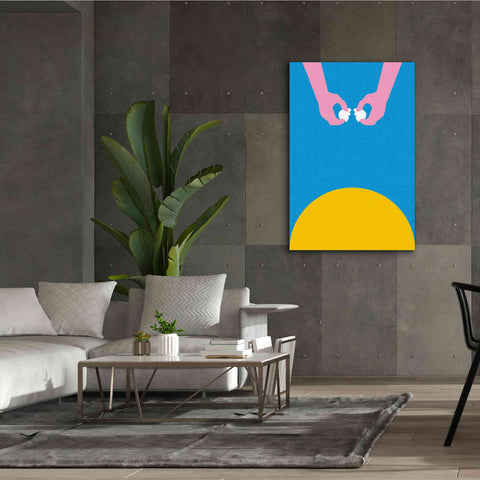 Image of 'Sunrise with Breakfast' by Cesare Bellassai, Canvas Wall Art,40 x 60