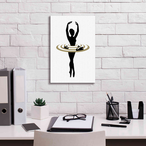 Image of 'The Black Swan' by Cesare Bellassai, Canvas Wall Art,12 x 18