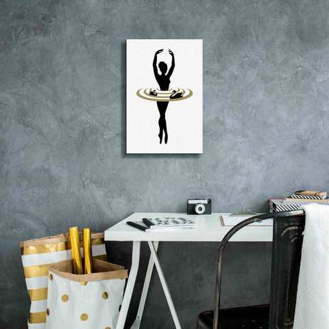 Image of 'The Black Swan' by Cesare Bellassai, Canvas Wall Art,12 x 18