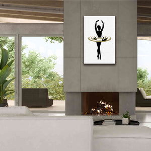 'The Black Swan' by Cesare Bellassai, Canvas Wall Art,26 x 40
