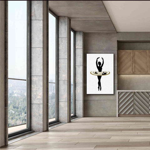 Image of 'The Black Swan' by Cesare Bellassai, Canvas Wall Art,40 x 60