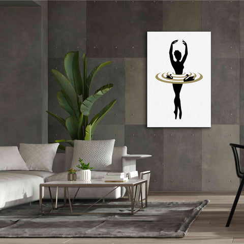 Image of 'The Black Swan' by Cesare Bellassai, Canvas Wall Art,40 x 60