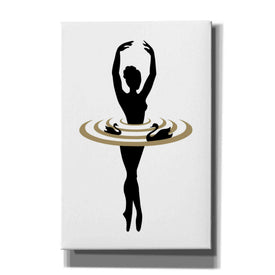 'The Black Swan' by Cesare Bellassai, Canvas Wall Art,12x18x1.1x0,18x26x1.1x0,26x40x1.74x0,40x60x1.74x0