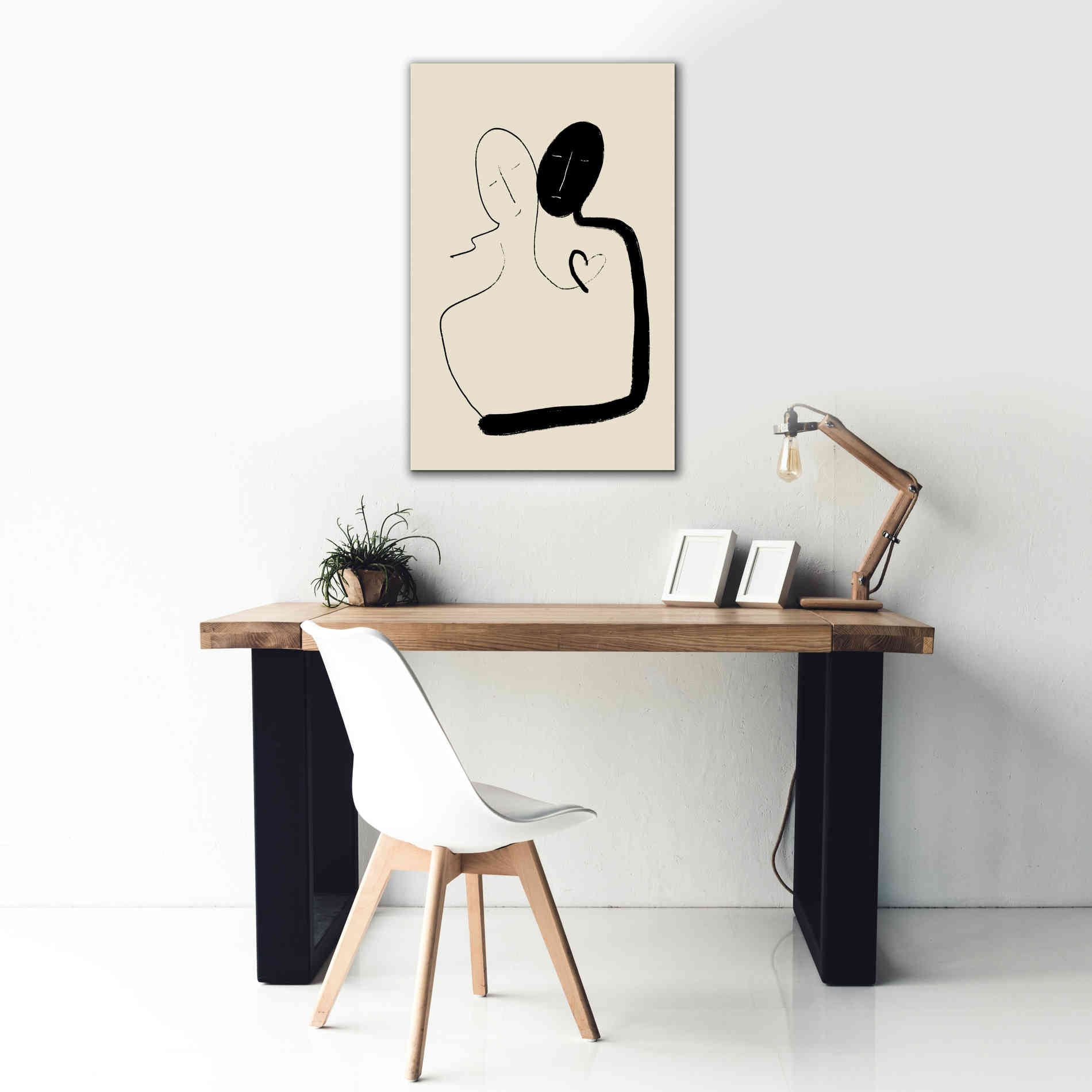 'Together' by Cesare Bellassai, Canvas Wall Art,26 x 40