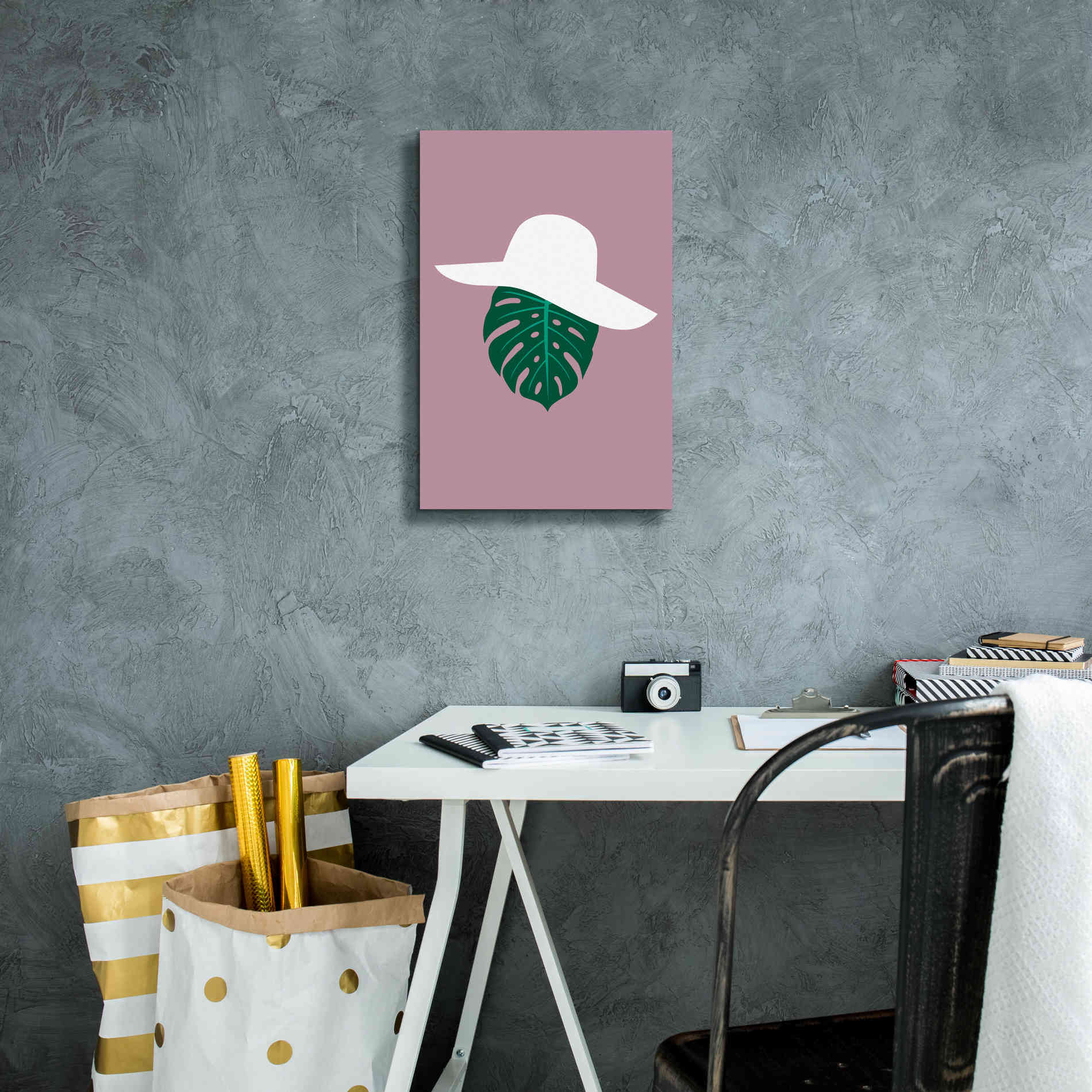'Tropical Looks' by Cesare Bellassai, Canvas Wall Art,12 x 18