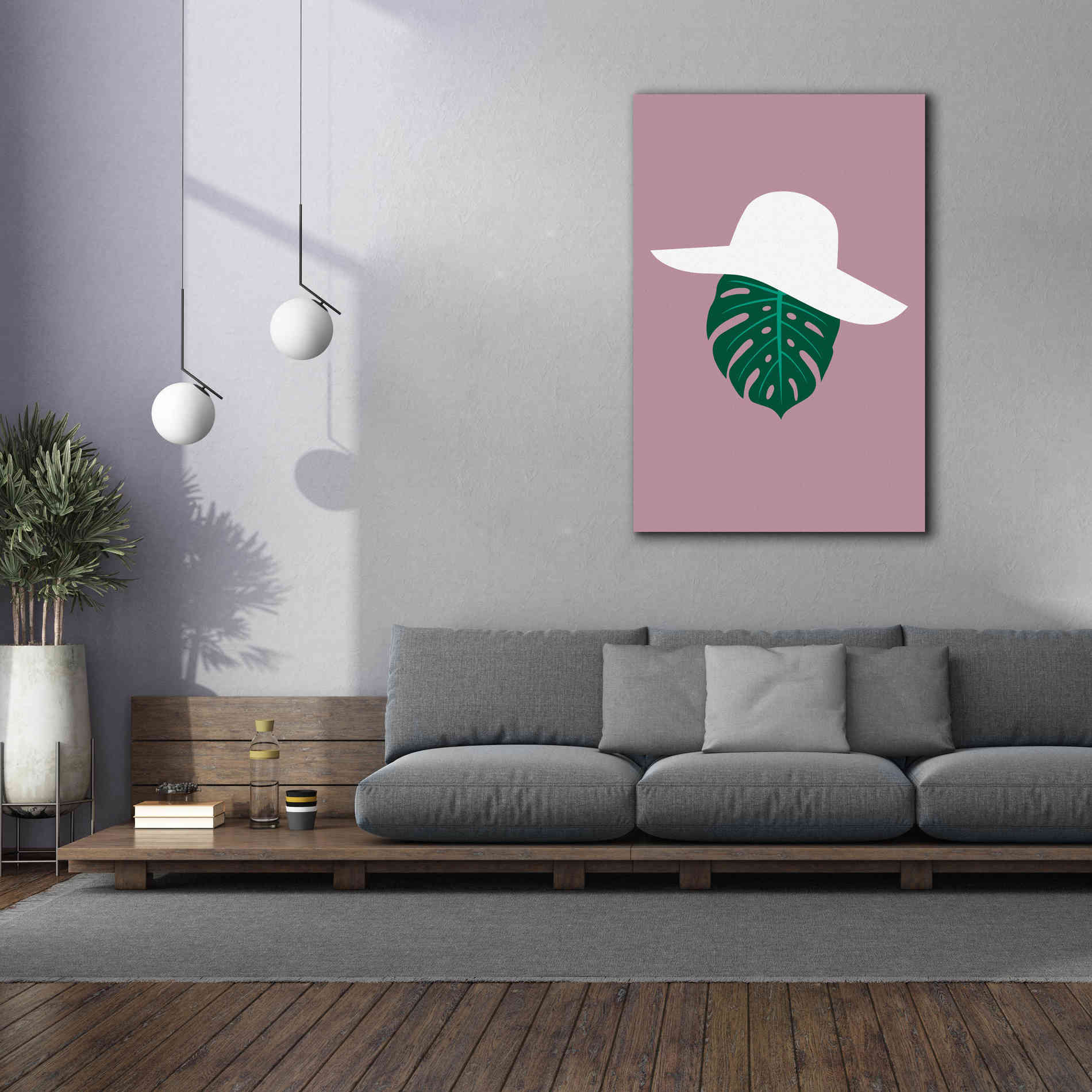 'Tropical Looks' by Cesare Bellassai, Canvas Wall Art,40 x 60