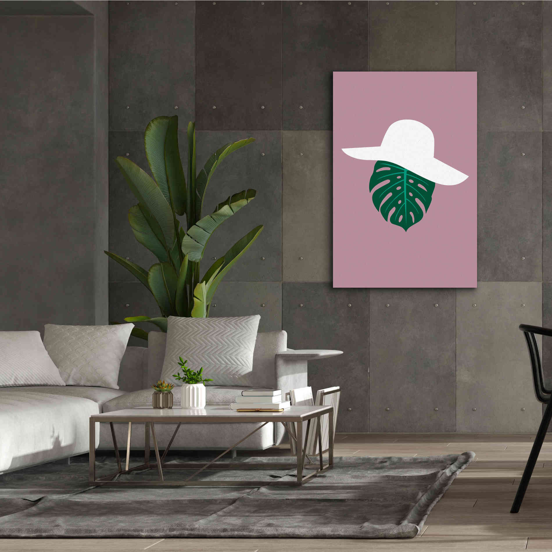 'Tropical Looks' by Cesare Bellassai, Canvas Wall Art,40 x 60