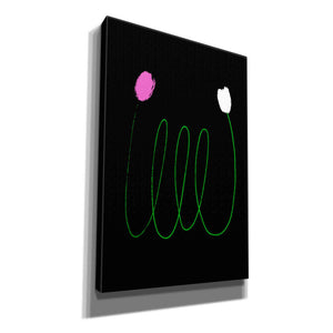 'Two Tulips' by Cesare Bellassai, Canvas Wall Art,12x18x1.1x0,18x26x1.1x0,26x40x1.74x0,40x60x1.74x0
