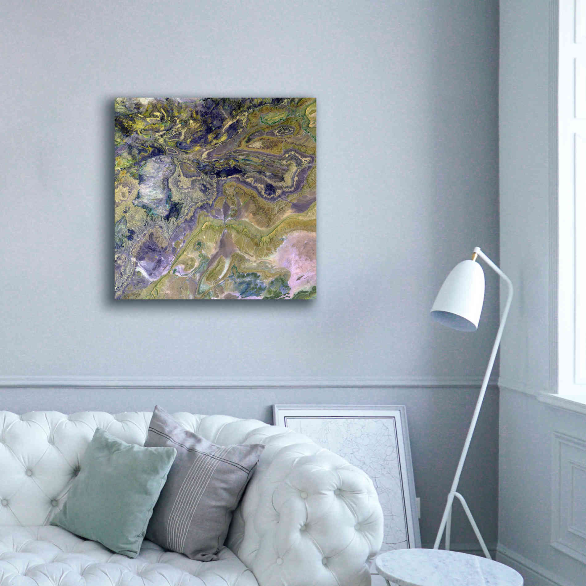 'Earth as Art: Atlas Mountains' Canvas Wall Art,37 x 37